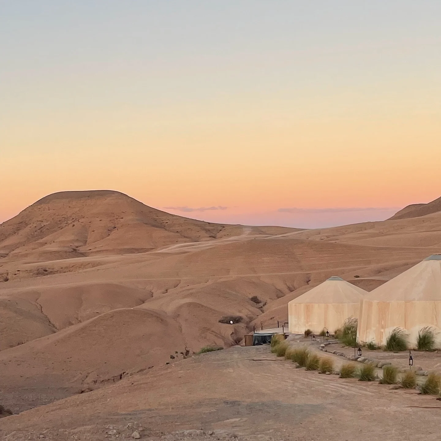 Agafay Desert landscape
