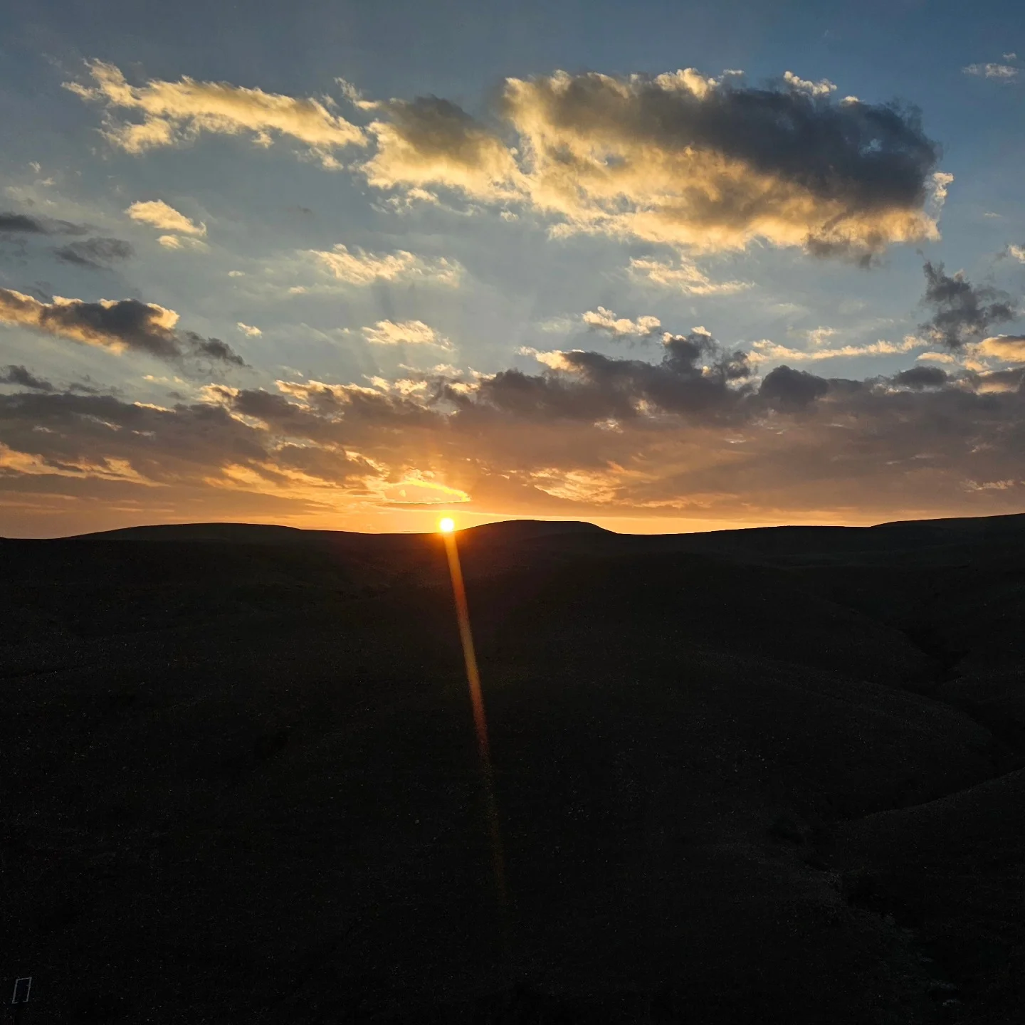 Coucher de soleil spectaculaire à Agafay