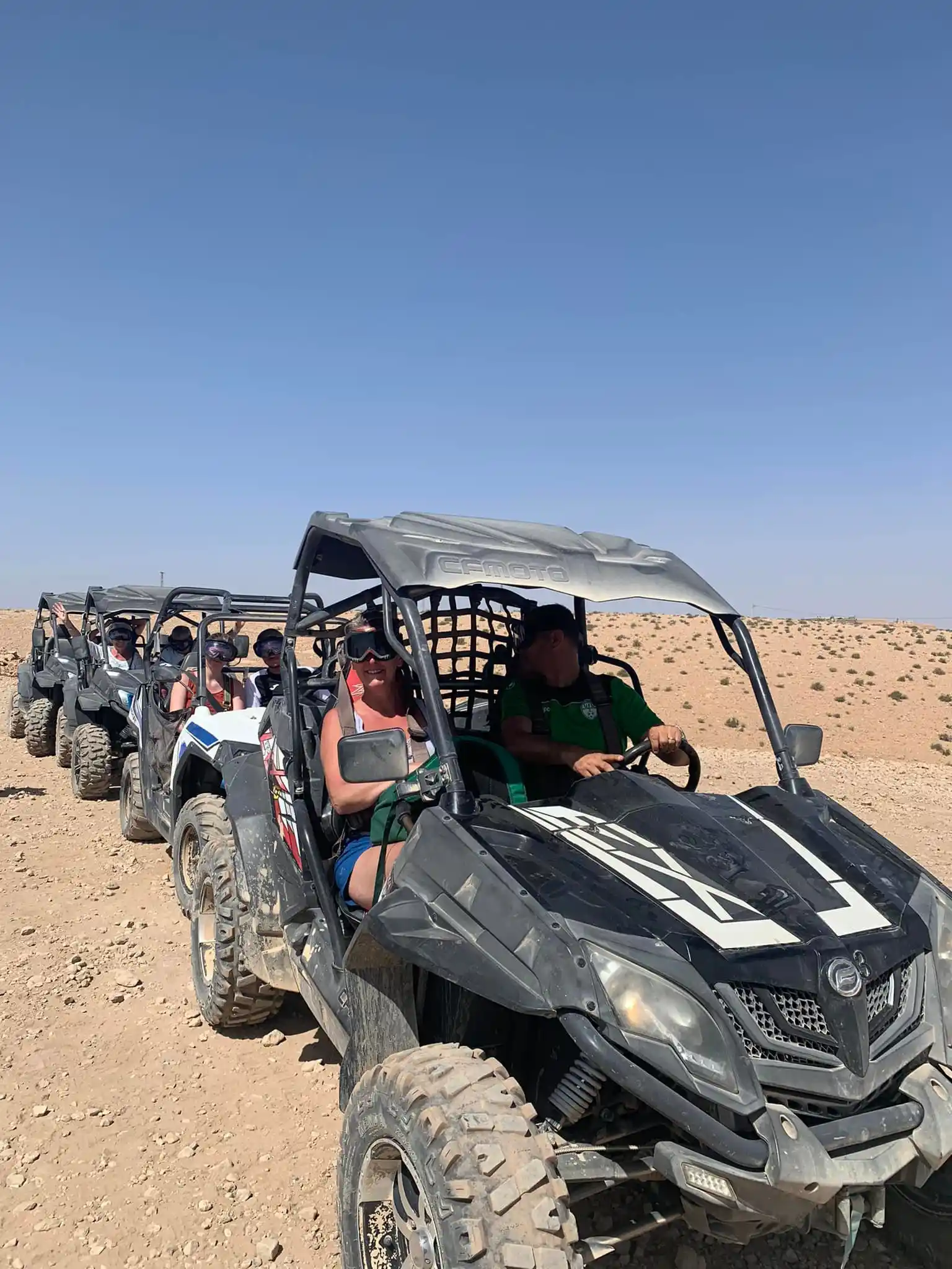 Buggy adventure in the desert