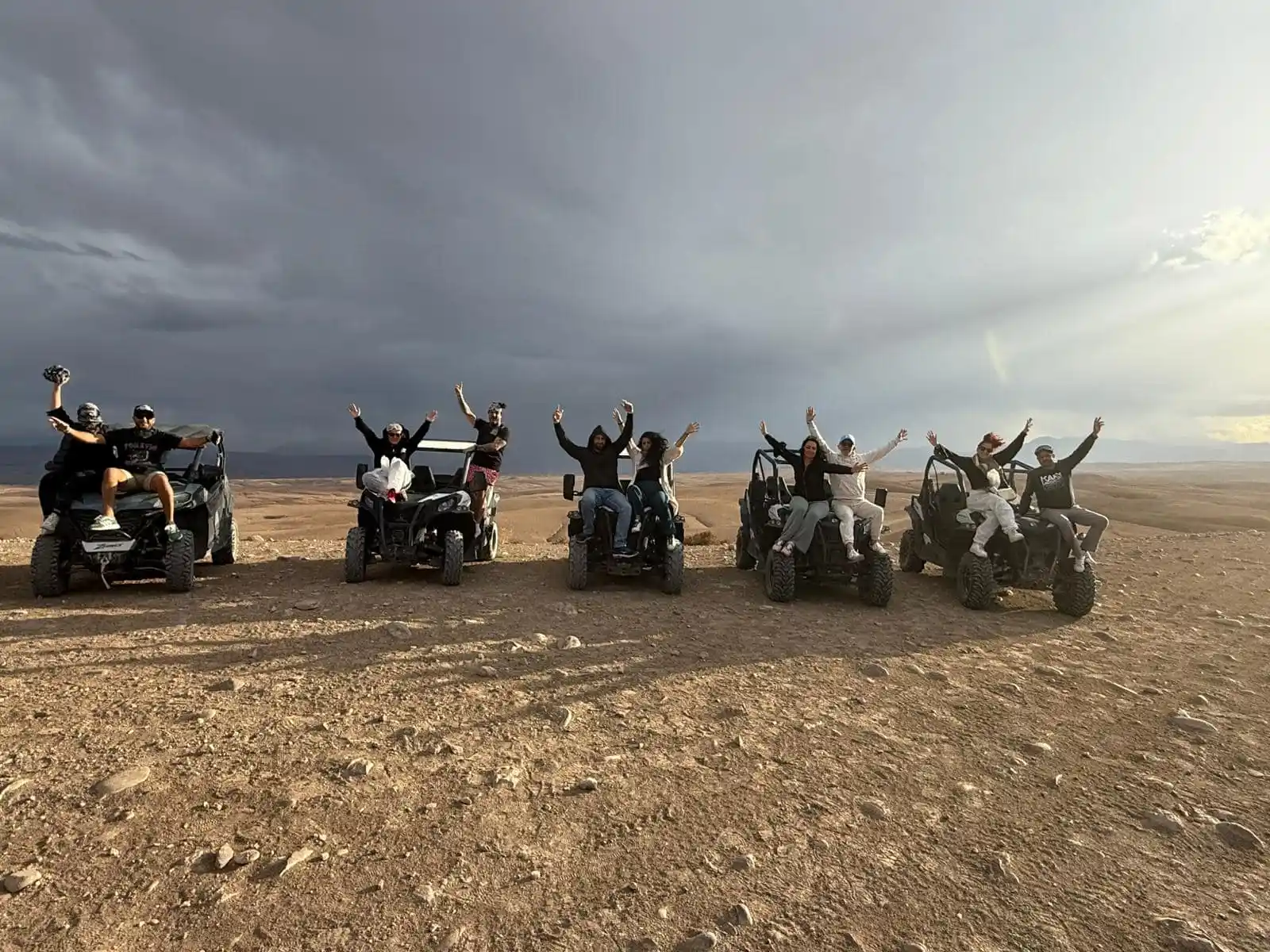 Buggy tour at sunset