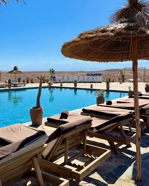 La Boheme tent interior