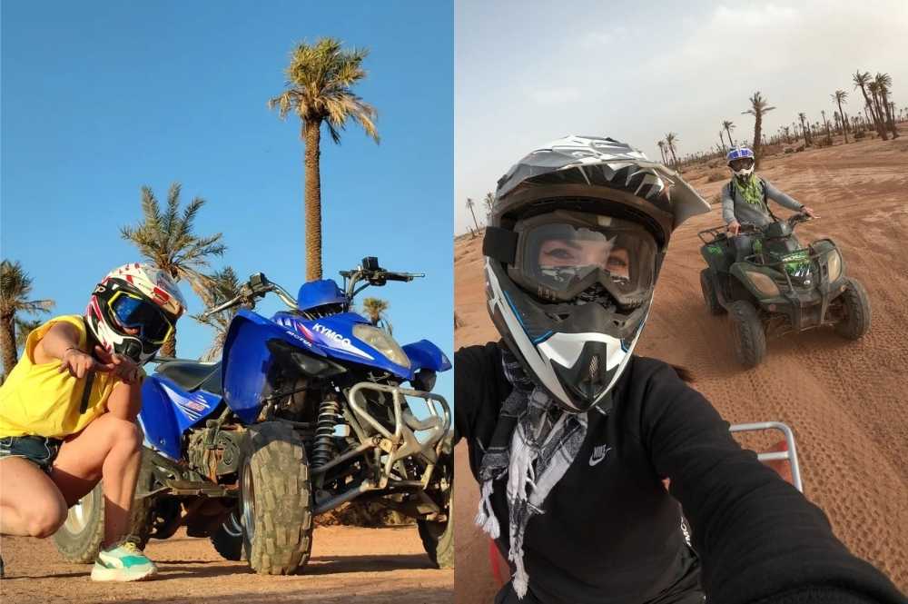 Quad en la Palmeraie de Marrakech